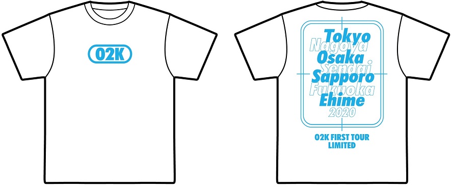 「きみとバンド」ツアーTシャツ(Type2 白) 【3000円以上の購入で送料無料！】
